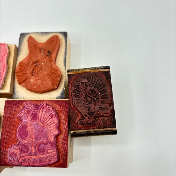 Wooden rubber stamp Bundle 8 - Picture 5 of 6